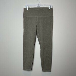 Zyia Active Sage Green Camo Print 22” Leggings Size 12